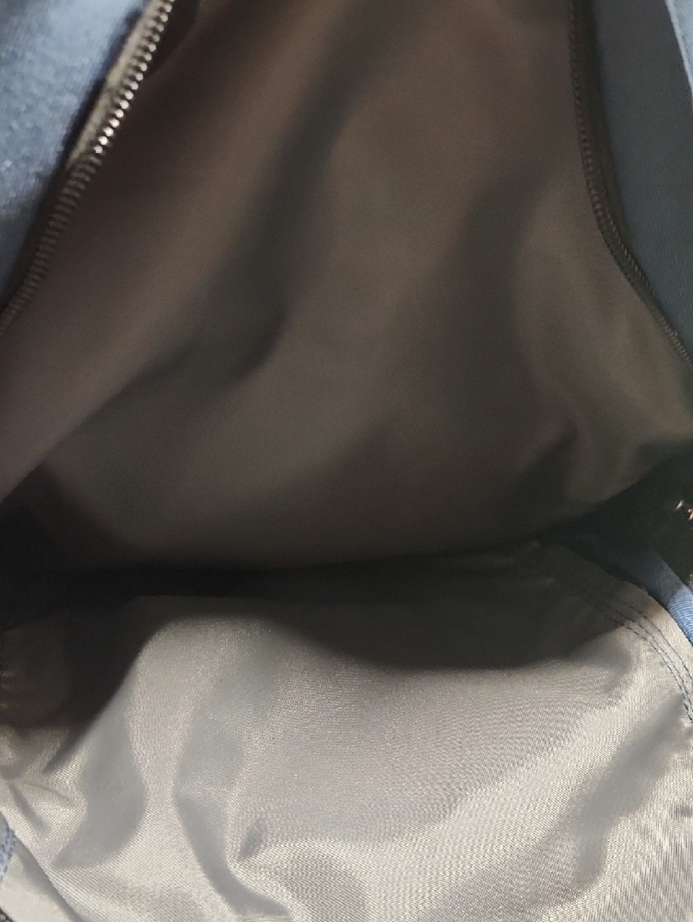 Jansport Navy Blue Backpack with Tan Base - Picture 4 of 8